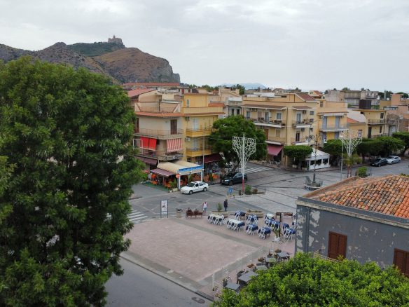 vista sul santuario del Tindari
